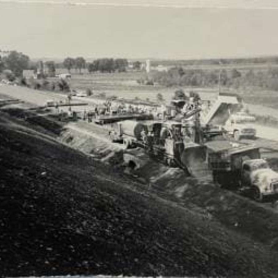 PAVING TRAIN “DAMN TRUCK DRIVERS"